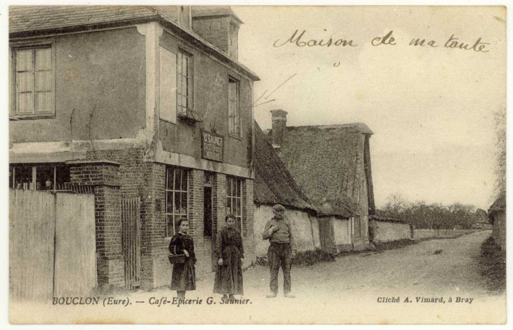 Bouquelon. Café-Epicerie G. Saunier.
