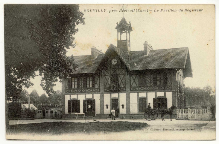 Bémécourt. Souvilly, près Breteuil-Le Pavillon du Régisseur.