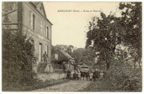 Amécourt. Ecole et Mairie.