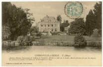 Corneville-sur-Risle. Ancienne Maison Conventuelle de l'Abbaye de Corneville, détruite en 1287 par la foudre, dévastée plusieurs fois par les Anglais. La construction actuelle a été relevée par les Génovéfains en 1649.