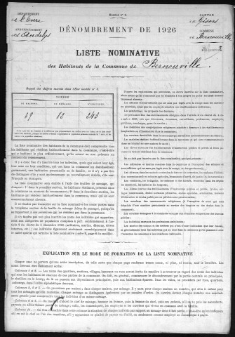BERNOUVILLE 1926