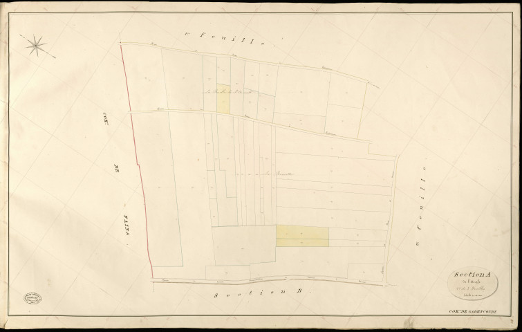 Gadencourt. Section A _ de l'Angle _ 2e de 3 Feuilles