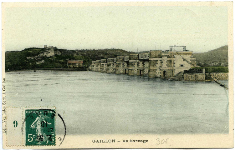 Port-Mort. Le Barrage.