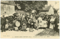 Mesnil-sur-l'Estrée (Le). Kermesse du 3 Août 1913 - Défilé.