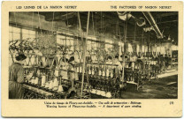Fleury-sur-Andelle. Les Usines de la Maison Neyret. - Usine de tissage de Fleury-sur-Andelle. - Une salle de préparation : Bobinage.