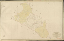 Sébécourt. Tableau d'assemblage _ du Plan Parcellaire de la Commune de Sébécourt _ Canton de Conches - Evreux - Eure. _ Terminé sur le Terrain le 20 Octobre 1856 , sous l'administration de M. Janvier, Préfet _ M. Leroux, Maire _ sous la Direction de M. Masson, Directeur des Contributions directes _ M. Lefébure, Géomètre en Chef. _ Par M. Pizier, Géomètre de 1re classe.