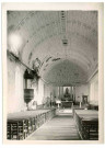 Intérieur de l'église Saint-Julien de Bois-Normand-près-Lyre (Eure, France)
