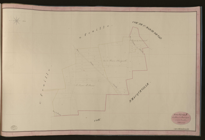 Etrépagny. Section F _ de la Plaine de Beauregard _ 2e de 4 Feuilles
