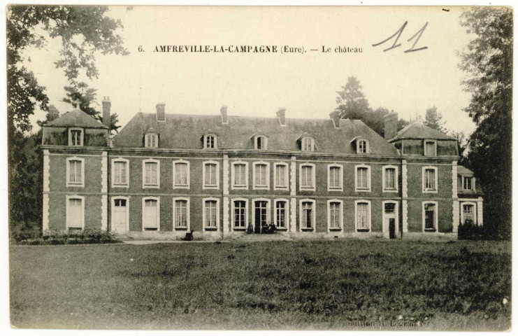 Amfreville-la-Campagne. Le Château.