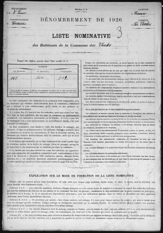 VENTES(LES) 1926