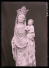 Statue de Vierge à l'enfant de l'église de Saussay-la-Campagne (Eure).