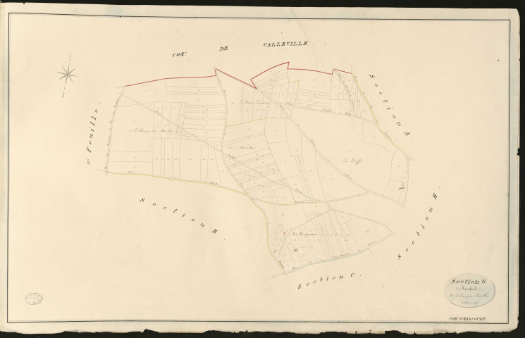 Harcourt. Section G _ de Beauficel _ 2e et dernière Feuille