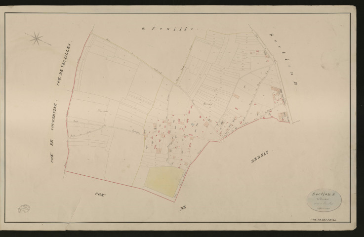 Menneval. Section A _ de Durcoeur _ 1re de 2 Feuilles