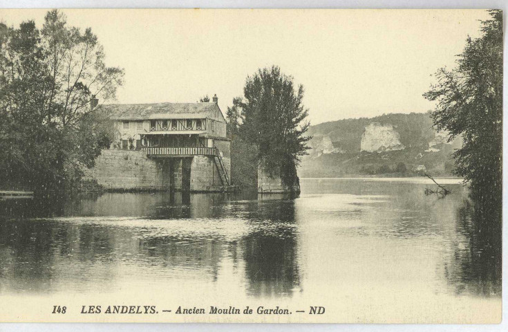 Andelys (Les). Ancien Moulin de Gardon.