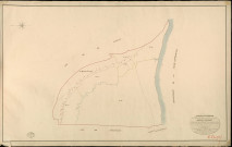 Marais-Vernier. Tableau d'assemblage _ du Plan Parcellaire de la Commune de Marais-Vernier _ Canton de Quillebeuf - Pontaudemer - Eure. _ Terminé sur le Terrain le 10 aout 1830, sous l'administration de M. de Chambaudoin, Préfet _ M. Glatigny, Maire _ sous la Direction de M. Boullenger, Directeur des Contributions directes _ M. Hautier, Géomètre en Chef. _ Par M. Ribot, Géomètre de 1re classe.