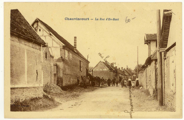 Chauvincourt. La Rue d'En-Haut.