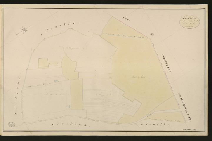 Tostes. Section A _ de la Cramponnière et de la Forêt _ 2e de 4 Feuilles