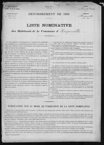 HERQUEVILLE 1931