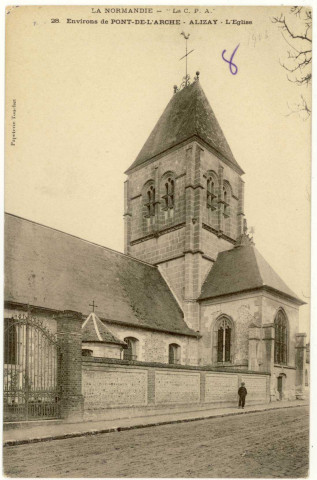 Alizay. L'église.