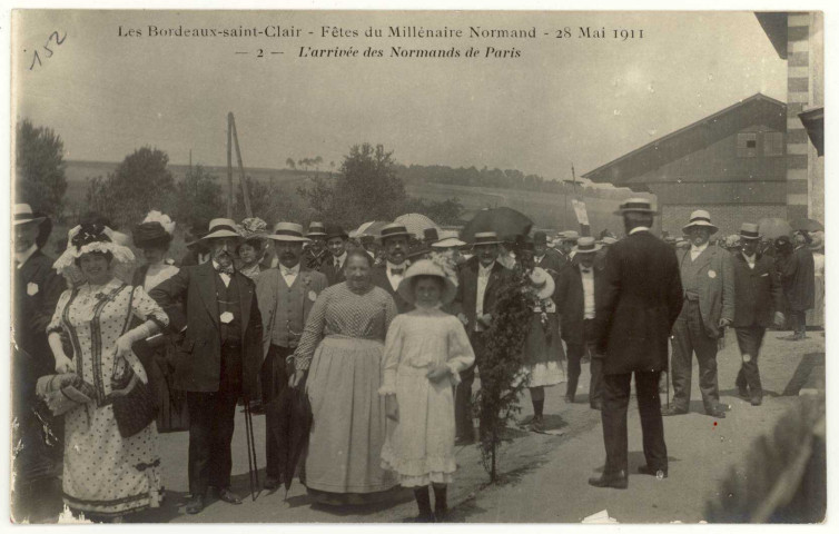 Château-sur-Epte. Souvenir du Millénaire Normand-28 mai 1911- L'arrivée des Normands de Paris.