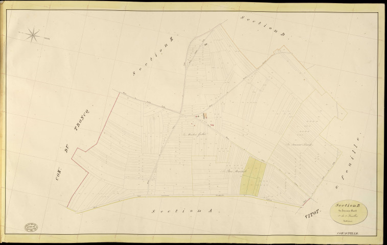 Iville. Section B _ du Sommier David _ 1re de 2 Feuilles