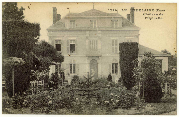 Fidelaire (Le). Château de l'Epinette.