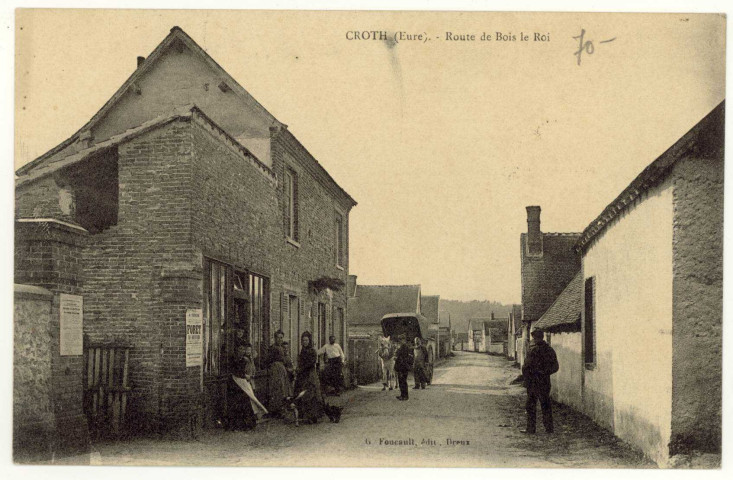 Croth. Rue de la Gare.