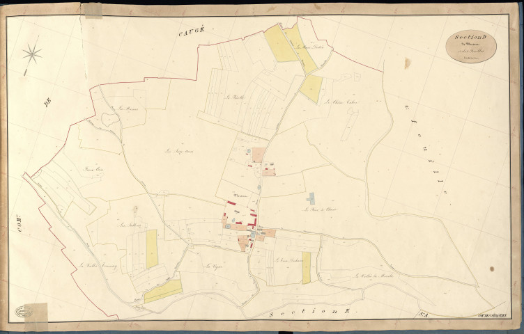 Saint-Sébastien-de-Morsent. Section D _ de Morsent _ 1re de 2 Feuilles