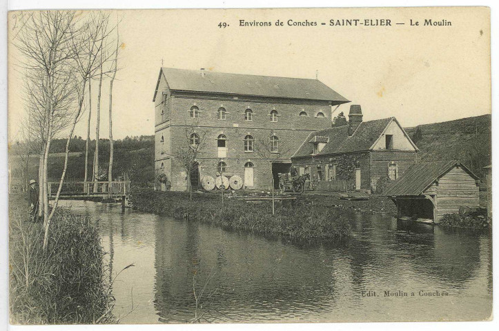 Saint-Elier. Le Moulin.