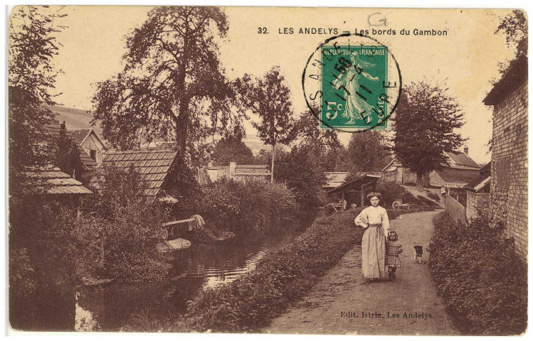Andelys (Les). Les Bords du Gambon.
