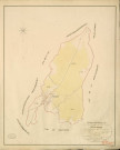 Saint-Didier-des-Bois. Tableau d'assemblage _ du Plan Parcellaire de la Commune de Saint-Didier _ Canton d'Amfreville - Louviers - Eure. _ Terminé sur le Terrain en 1828 , sous l'administration de M. Le Vicomte Raymond Delaître , Préfet _ M. Vallée, Maire _ sous la Direction de M.Hurtrelle, Directeur des Contributions directes _ M. Hautier, Géomètre en Chef. _ Par M. Auxerre, Géomètre de 1re classe.