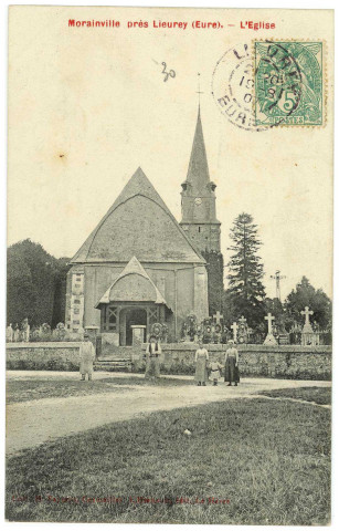 Morainville-près-Lieurey. L'Eglise.