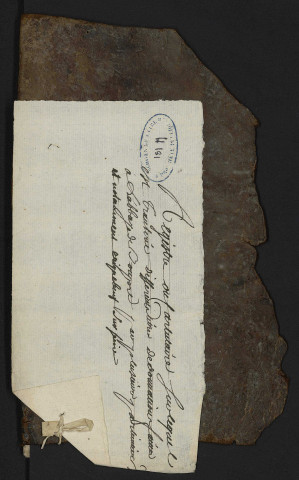 Cartulaire des pauvres de l'hospice de l'abbaye de Bonport, rédigé à la fin du XIVe siècle et contenant la transcription de vingt-quatre chartes de donation, de cession ou d'acquisition, etc., au profit de l'abbaye, de biens et de rentes foncières dans les paroisses de Freneuse-sur-Risle, Martot, Criquebeuf-sur-Seine, Les Damps, Pant-de-l'Arche, Sotteville-sous-le-Val, Igoville, Saint-Aubin-Jouxte-Boulleng, Incarville et Rouen. D'après le dispositif des contrats, ces biens devaient être affectés à l'entretien des pauvres de l'hospice de l'abbaye, « ad usus pauperum pauperis hospilii predicte domus, pour Vusage du povre hostel d'icelle abbeie ». (Inventorié sous le numéro 26 de la quatrième liasse de l'inventaire de 1784.).