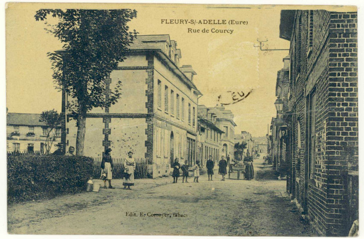 Fleury-sur-Andelle. Rue de Courcy.
