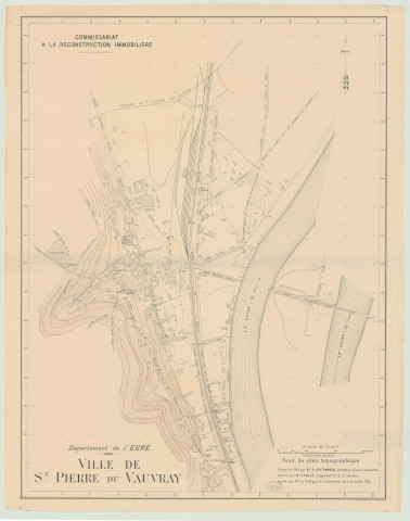 Saint-Pierre-Du-Vauvray _ CTRI _ Fond de plan topographique