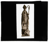 Église de Saint-Philbert-sur-Risle (Eure), statue de Saint-Nicolas.
