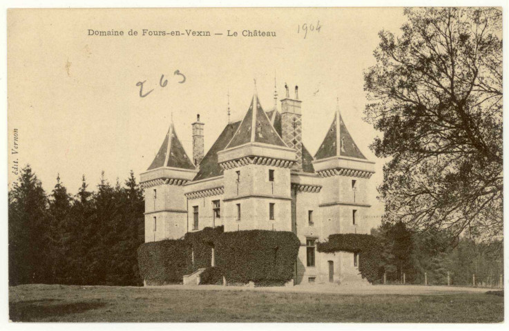 Fours-en-Vexin. Le Château.