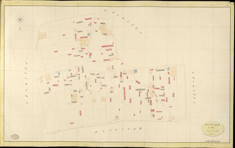 Villez-sur-le-Neubourg. Section A _ de Villez _ 3e de 4 Feuilles
