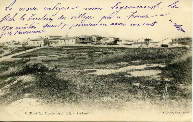 BERKANE (Maroc Oriental). - Le Camp