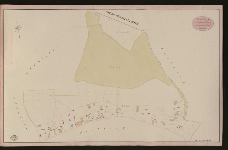 Tronquay (Le). Section A _ de la Motte et du Fresnay _ 4e et dernière Feuille