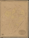 Saint-Sébastien-de-Morsent. Tableau d'assemblage _ du Plan Parcellaire de la Commune de St Sébastien de Morsent _ Canton de Evreux Sud - Evreux - Eure. _ Terminé sur le Terrain le 4 Octobre 1841, sous l'administration de M. Zédé, Préfet _ M. Baudard, Maire _ sous la Direction de M. Garnier, Directeur des Contributions directes _ M. Le Fébure, Géomètre en Chef. _ Par M. Canu, Géomètre de 1re classe.