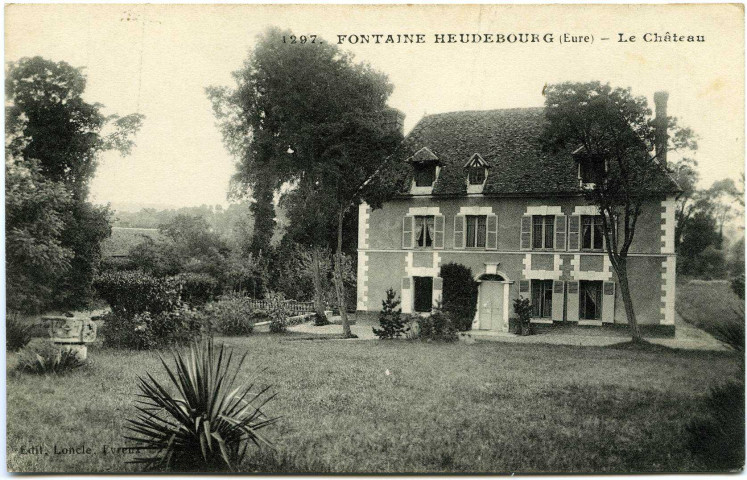 Fontaine-Heudebourg. Le Château.