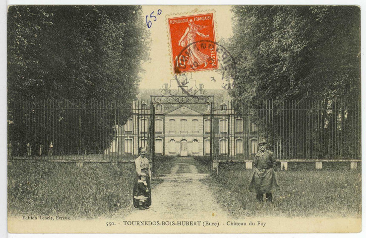 Tournedos la Campagne. Château du Fay.