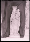 Statue de Vierge à l'enfant de l'église de Vatteville (Eure).