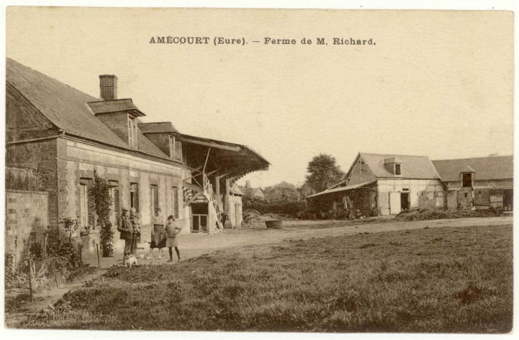 Amécourt. Ferme de Mr Richard.