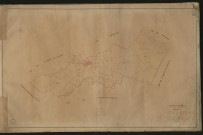 Gaillon. Tableau d'assemblage du Plan Parcellaire de la Commune de Gaillon. _ Canton de Gaillon - Louviers - Eure. _ Terminé sur le terrain le 18 septembre 1829, sous l'administration de M. Le Vicomte Raymond Delaitre, Préfet - M. Delamotte, Maire et sous la direction de M. Hurtrelle, Directeur des Contributions directes. _ M. Hautier, Géomètre en Chef. _ Par M. Charpentier, Géomètre de 1re classe