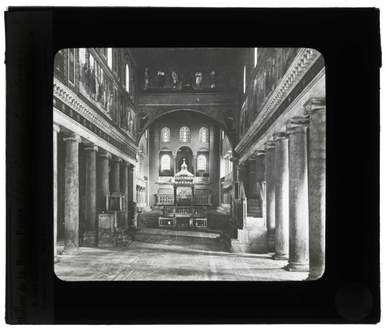 Basilique Sainte-Marie-Majeure de Rome (Italie), intérieur, Saint-Laurent hors les murs.
