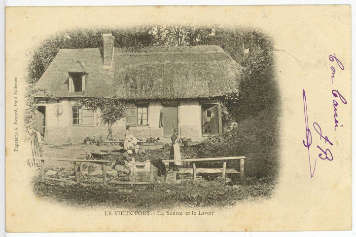 Vieux-Port. La Source et le Lavoir.
