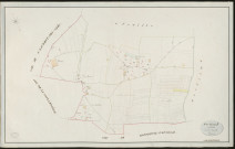 Réville. Section B _ du haiblet _ 1ère de 2 feuilles _ Echelle de 1 à 2500