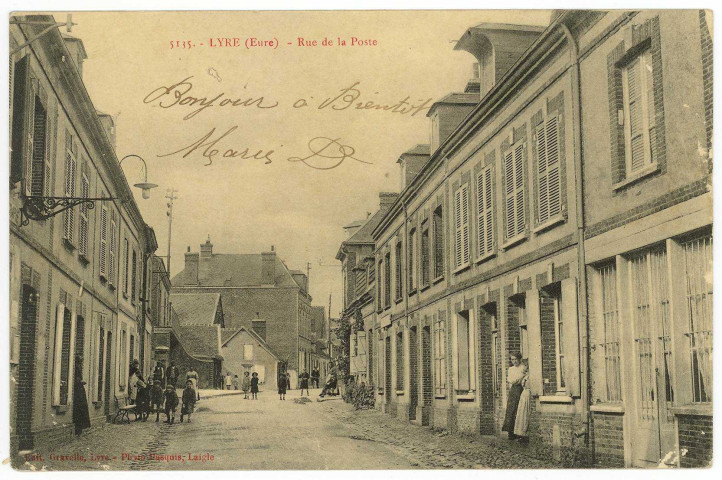Neuve-Lyre (La). Rue de la Poste.